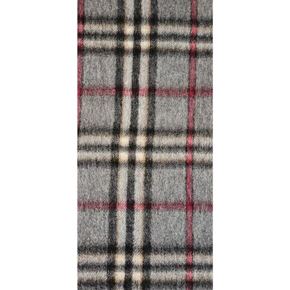 BURBERRYs of London 100% Cashmere Scarf Shawl Nova Check Light Grey - Picture 10 of 10
